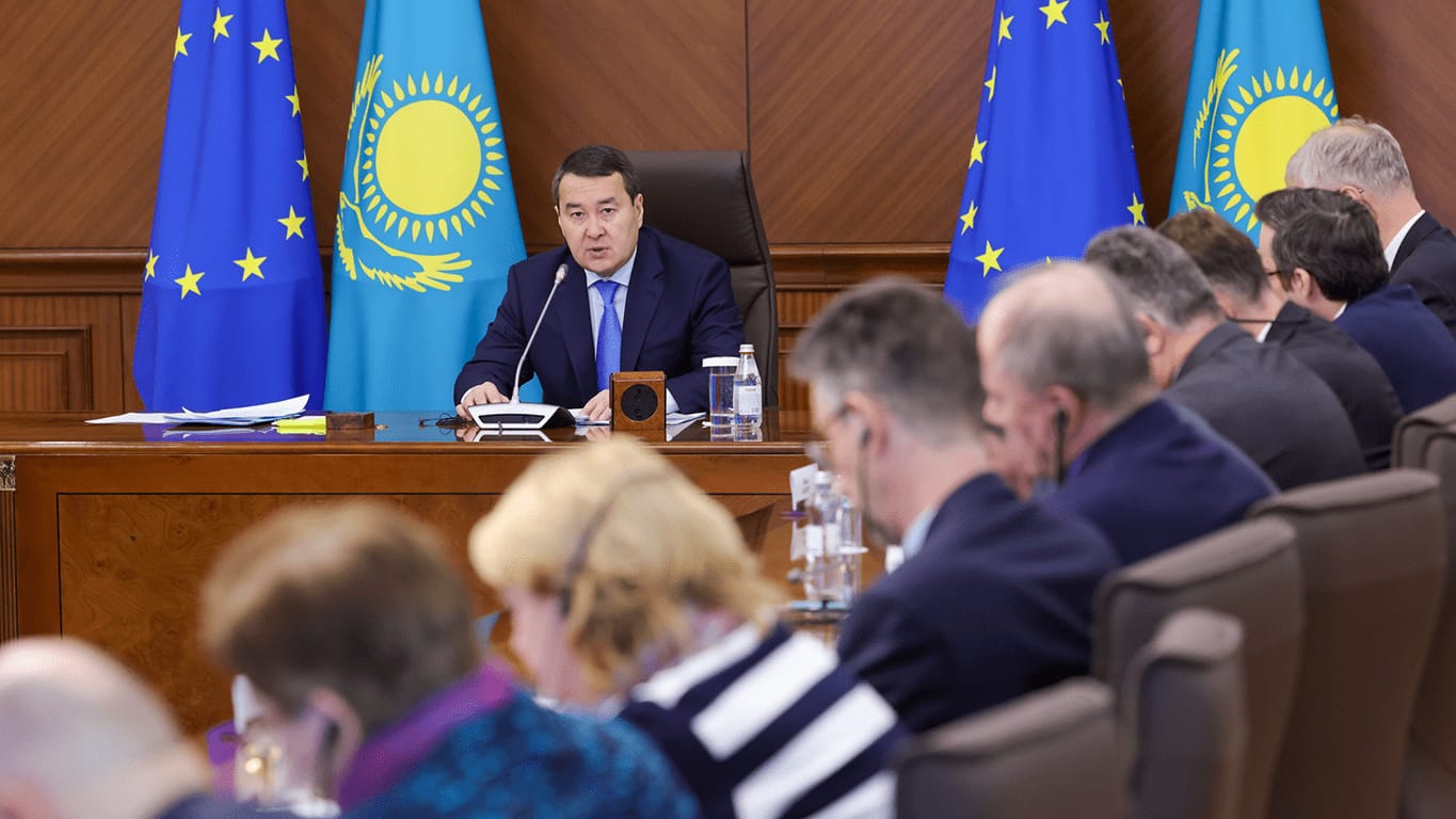 13-заседание диалоговой платформы «Казахстан-Евросоюз» под председательством Премьер-Министра РК Алихана Смаилова — 1