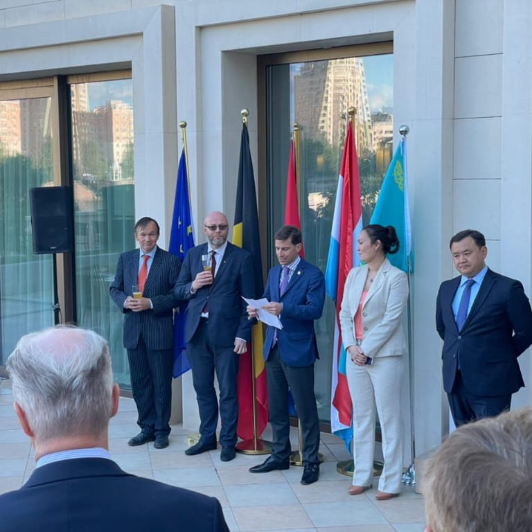Official Chamber Presentation at the Reception of the Embassy of the Kingdom of Belgium in Kazakhstan — 1