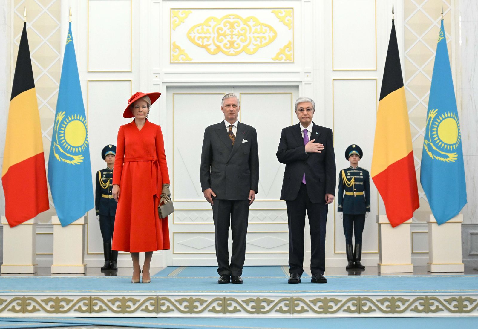 Tokajev voert gesprekken met koning Filip en koningin Mathilde: logistiek, grondstoffen en AI op de agenda — 2