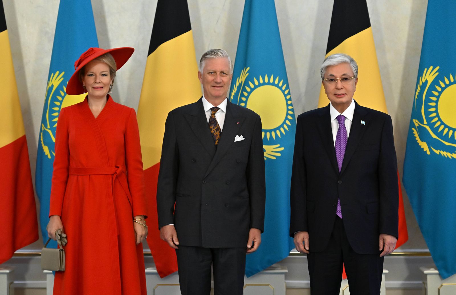 Tokajev voert gesprekken met koning Filip en koningin Mathilde: logistiek, grondstoffen en AI op de agenda — 3