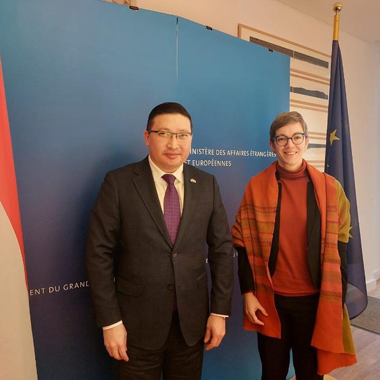 Kazakh Ambassador Takes Stock of Bilateral Cooperation with Partners in Luxembourg