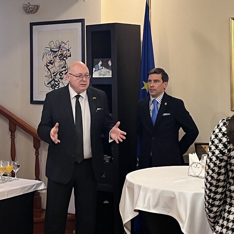 Official Reception Hosted by Ambassador of the Kingdom of Belgium Henri Vantieghem for Partners and Members of the BeNeLux Chamber of Commerce