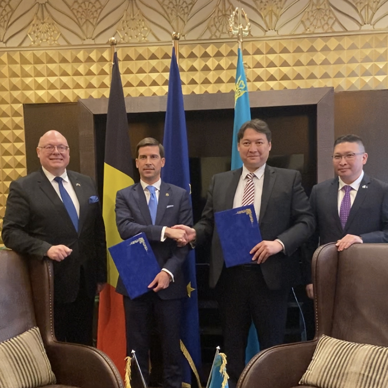 Kasakhisk-belgisk erhvervsråd Etablerer en ny runde af samarbejde