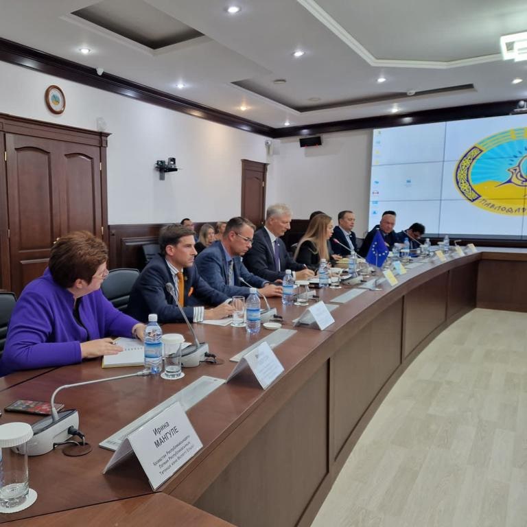 Besøg af delegationen af ​​EU-ambassadører i Pavlodar-regionen