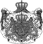 Герб Герцогства Люксембург - Торговая палата БеНиЛюкс (B&W)
